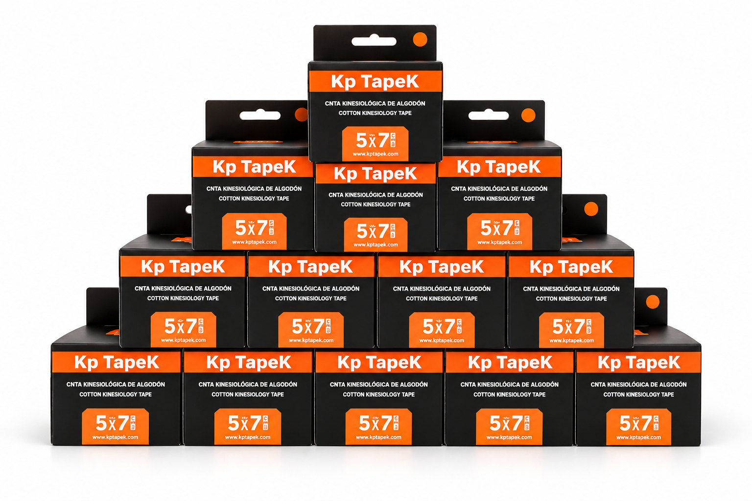 Cajas de cintas kinesiológicas K Tape